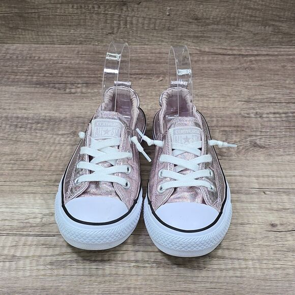 Converse CTAS Shoreline Women's Size 7 Metallic Rose Gold Slip On Shoes (556689F - Picture 2 of 9